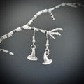 Pendientes de sombrero de bruja
