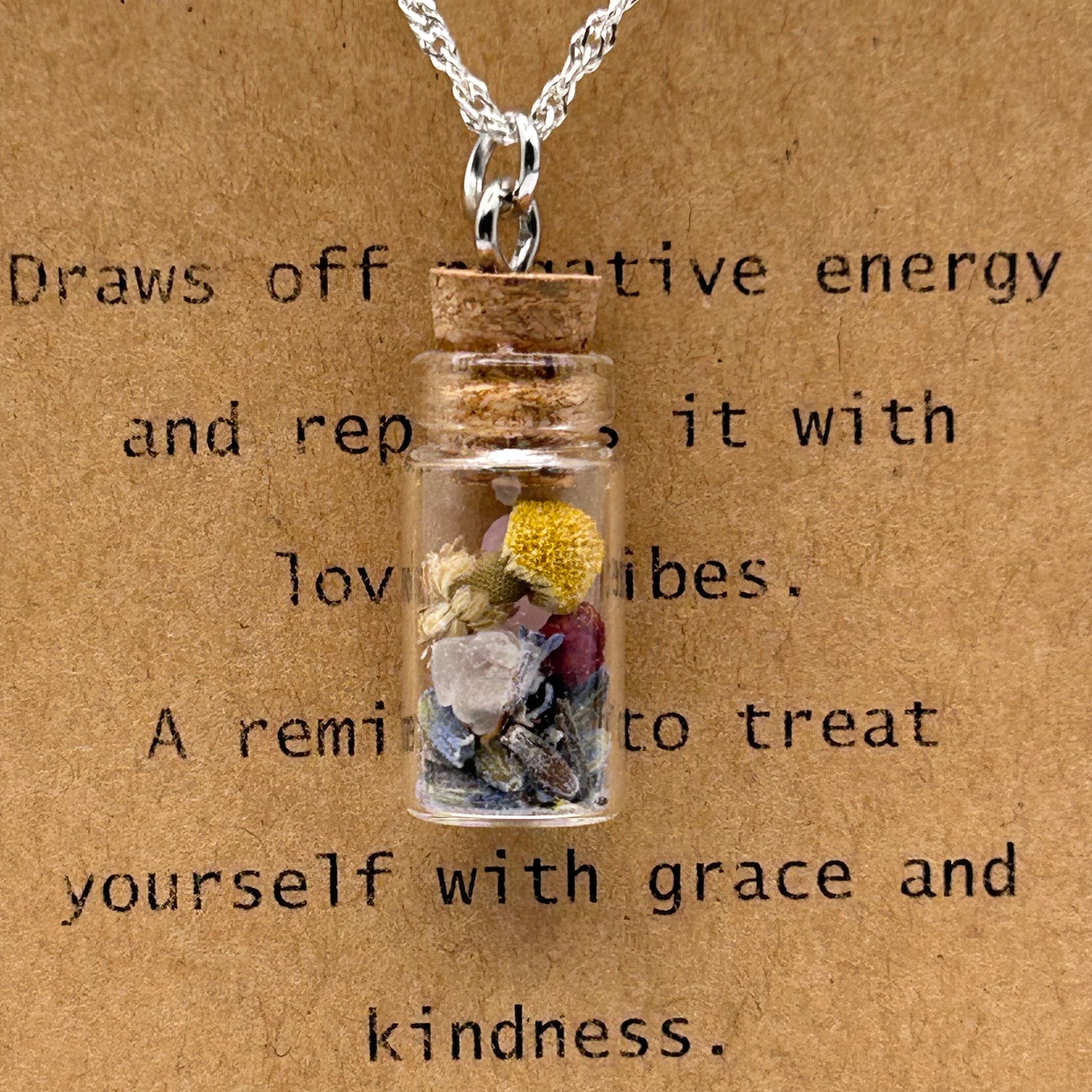 Self-Love Spell Bottle Necklace