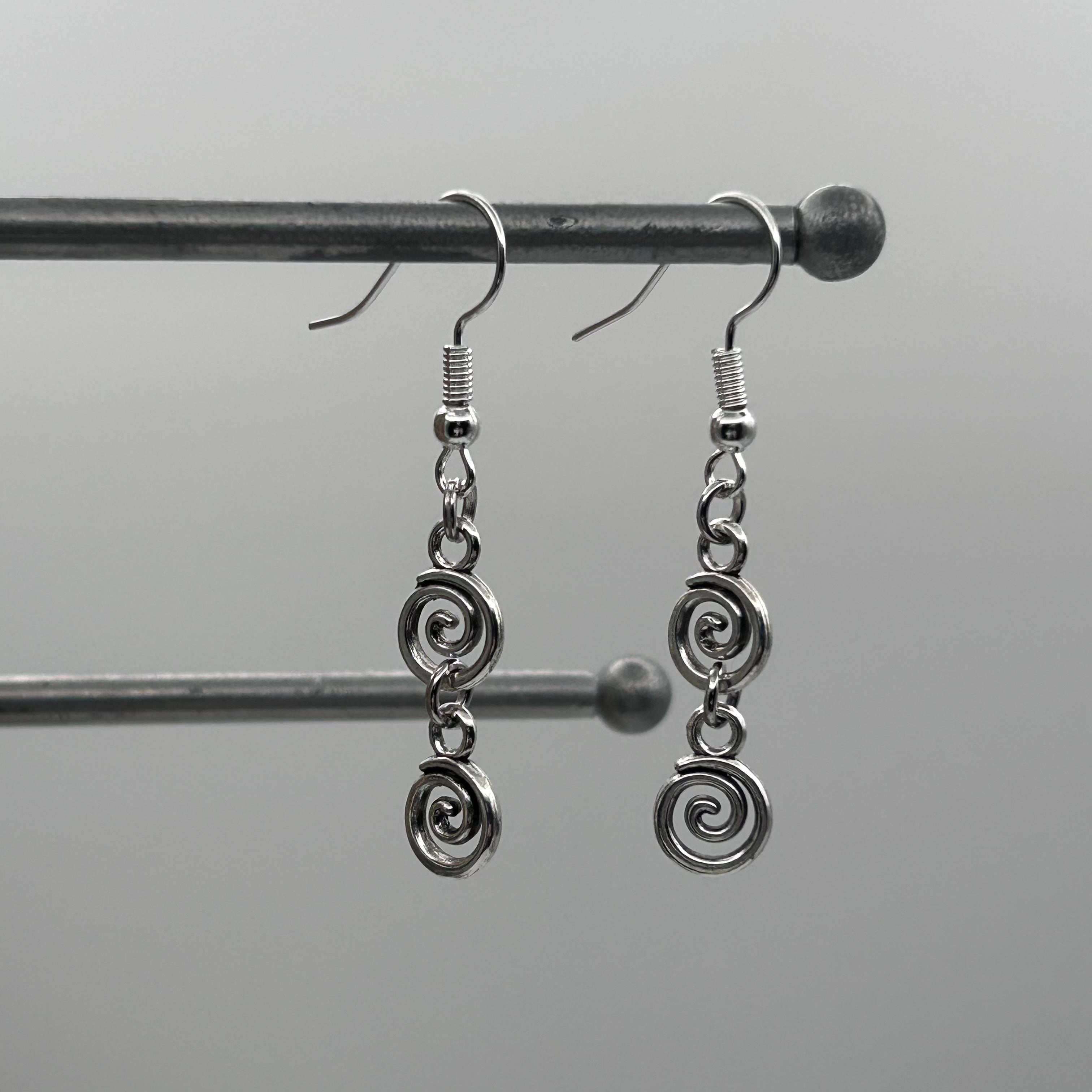 Double Spiral Earrings