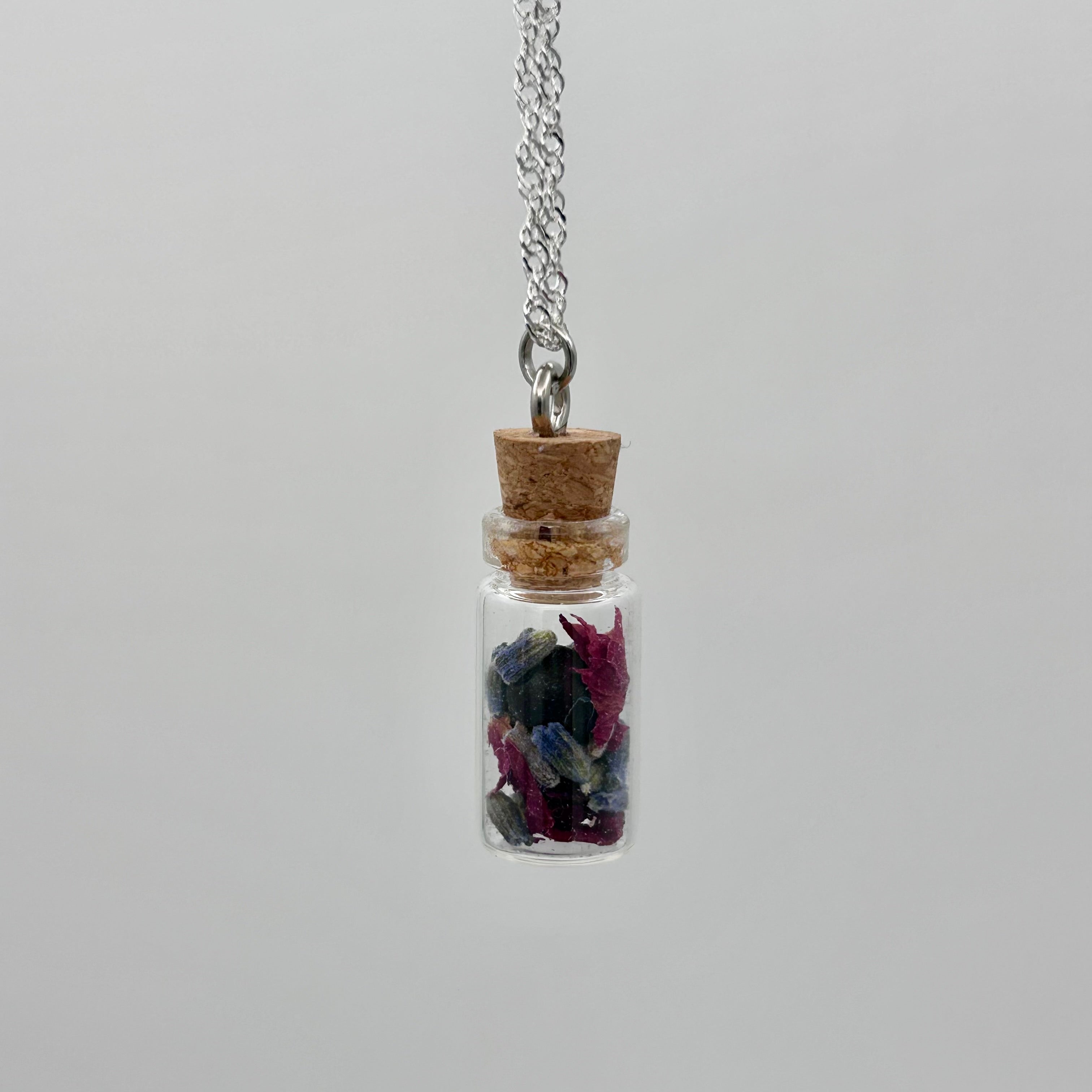Whimsy of Long-Ago Spell Bottle Necklace