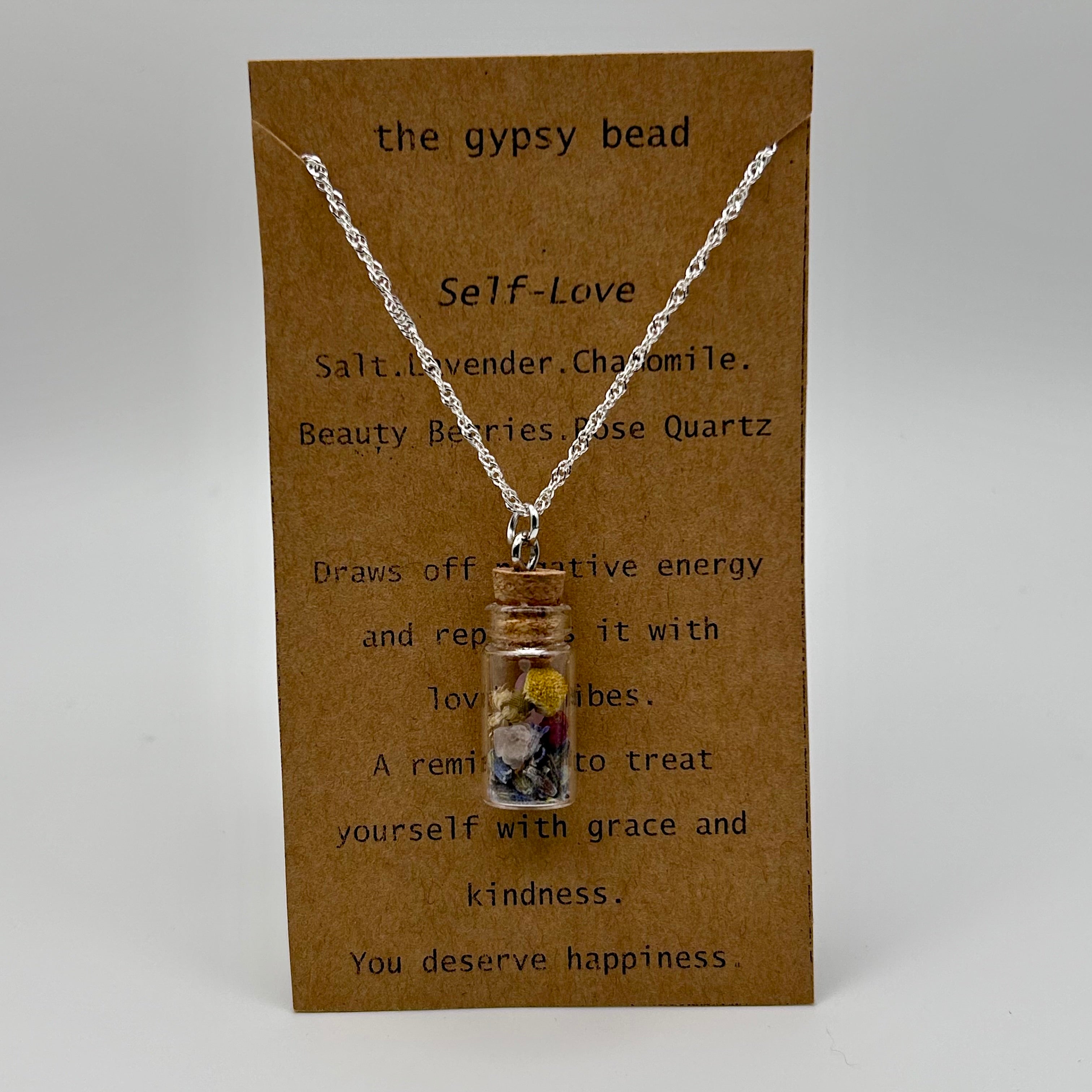 Self-Love Spell Bottle Necklace