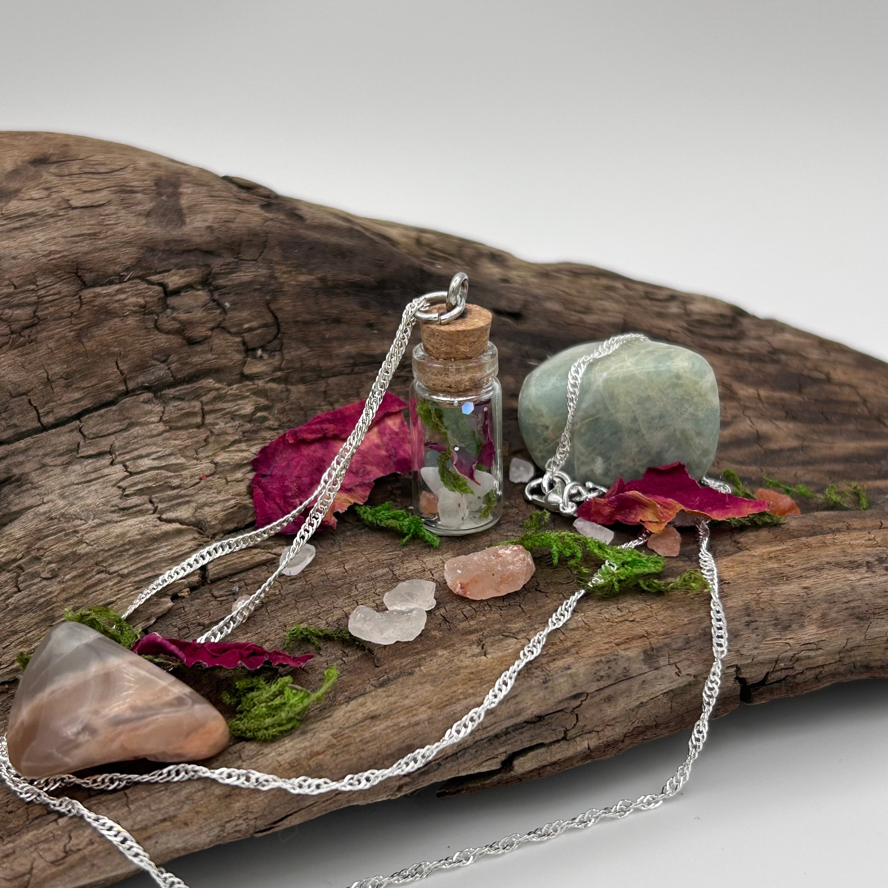Mermaid Magick Spell Bottle Necklace