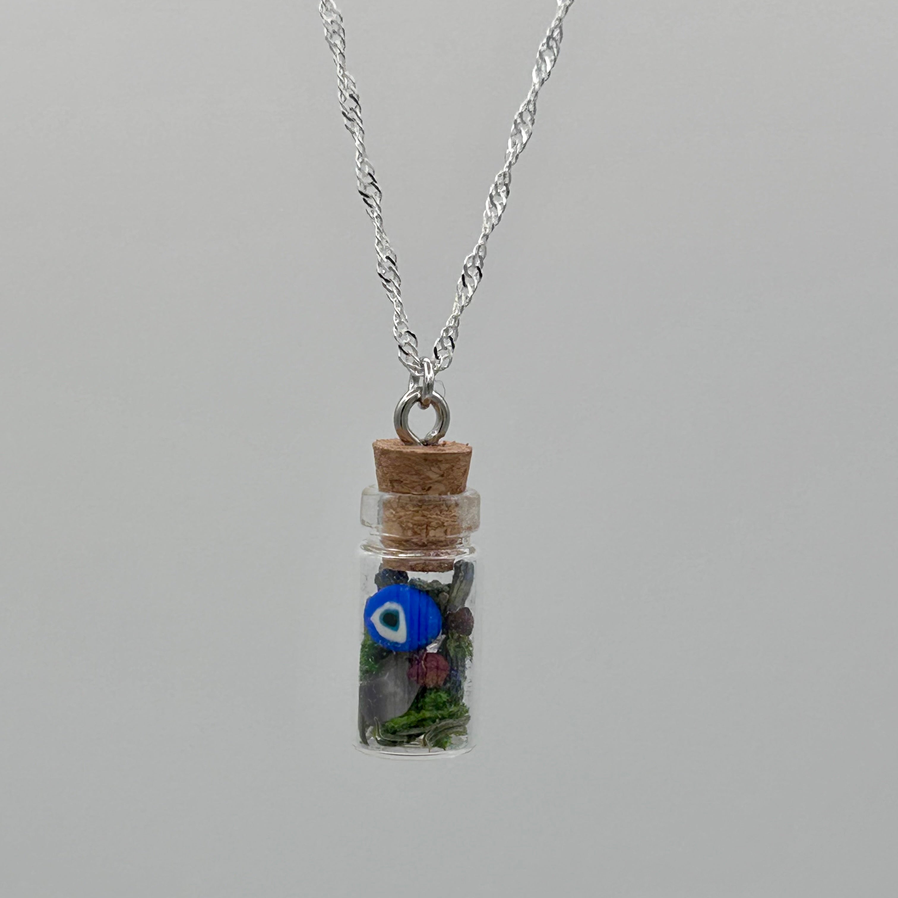 Protection from Energy Vampires Spell Bottle Necklace