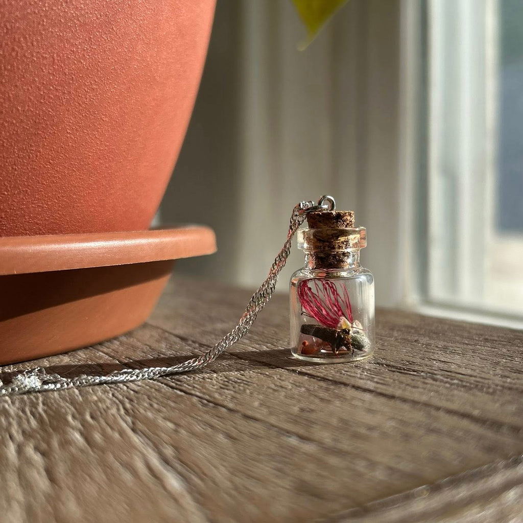 Passion & Motivation Spell Bottle Necklace