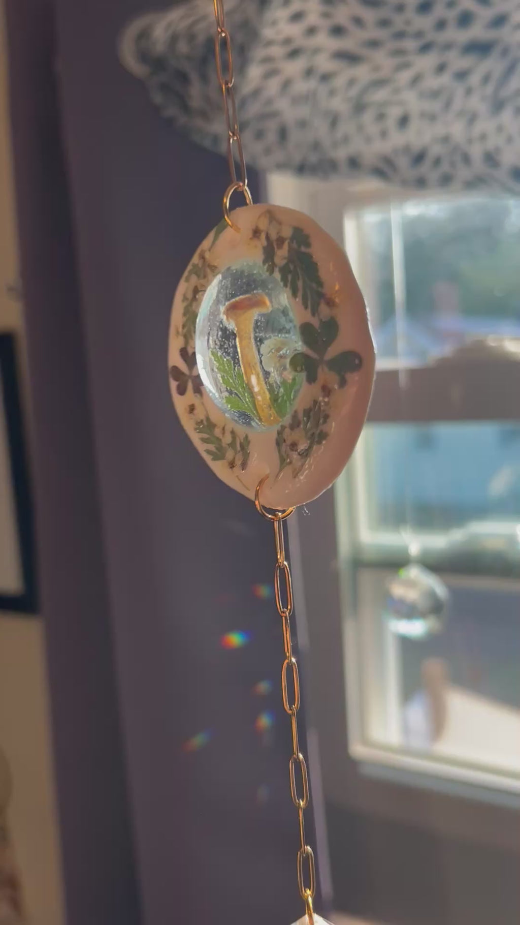 Botanical Window Hanging Prism
