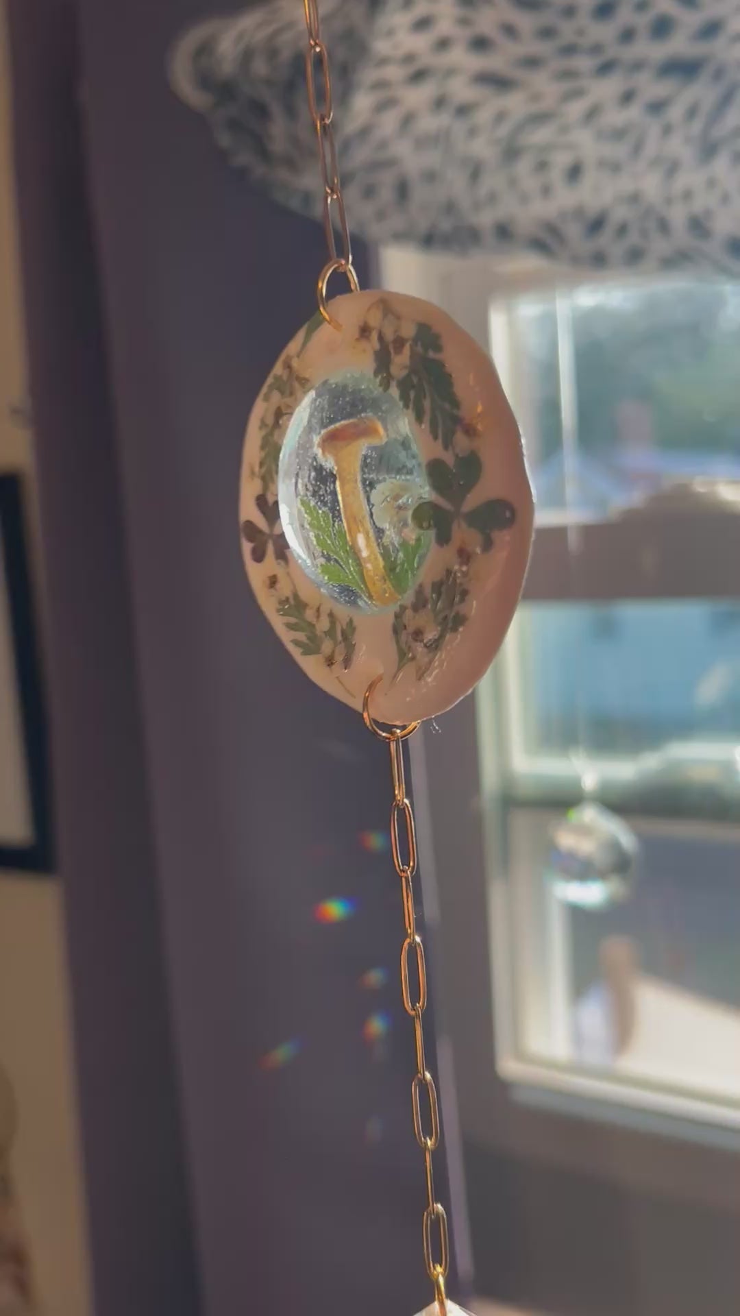 Botanical Window Hanging Prism