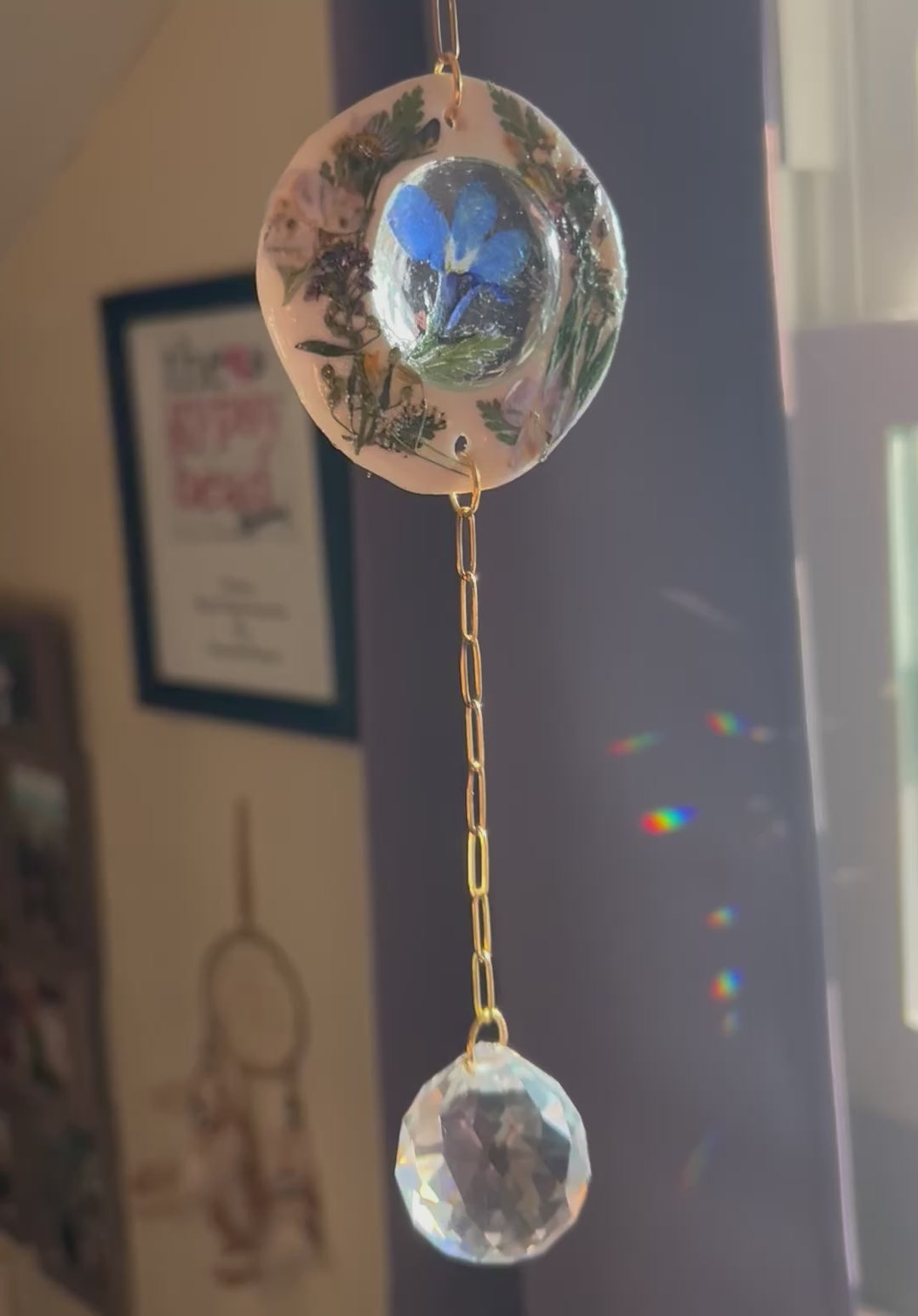 Botanical Window Hanging Prism
